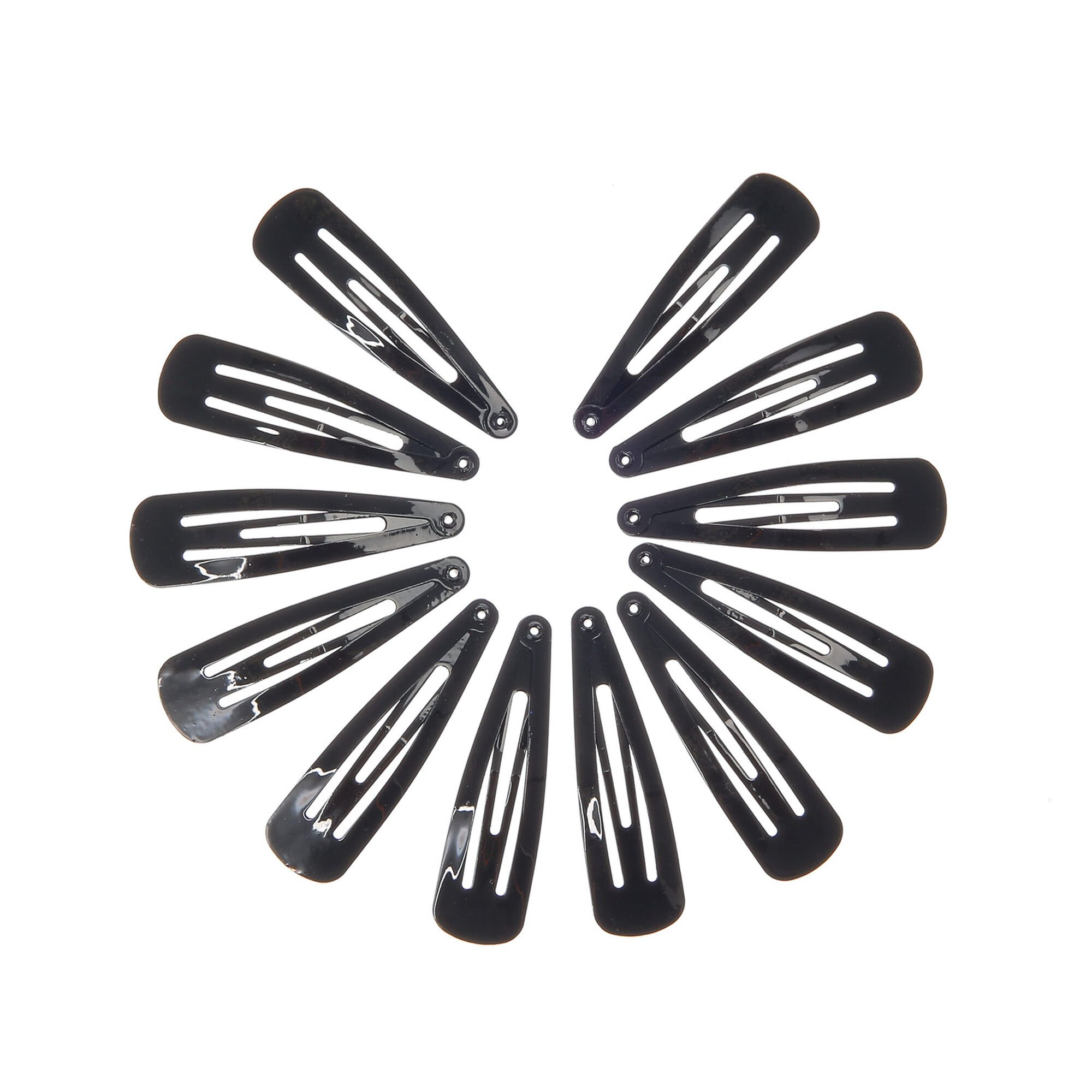 Barrettes Hair Clips Classic Simple Black And White Accessories For Women Girls